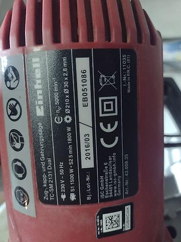 Cirkulari: Potezni cirkular ger 1800 W - Potezna testera donešena iz Nemačke — 2