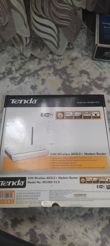 мегаком модем: Продается недорого б/у ADSL роутер/модем, TENDA W548D V2.0, в