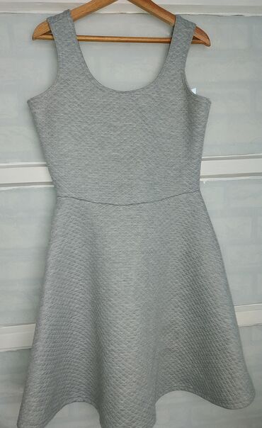 petrolej boja haljine: S (EU 36), color - Grey, Other style, With the straps