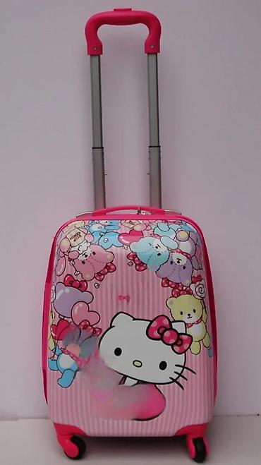 Putni koferi i torbe: Set kofera Hello Kitty – 2 kom - Dizajn: roze sa motivima Hello — 11