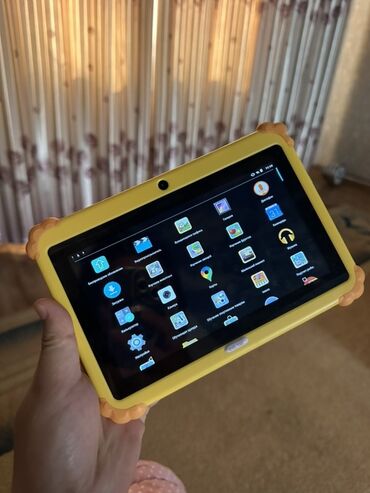 детский планшет: Планшет, 6" - 7", Wi-Fi, Детский цвет - Желтый