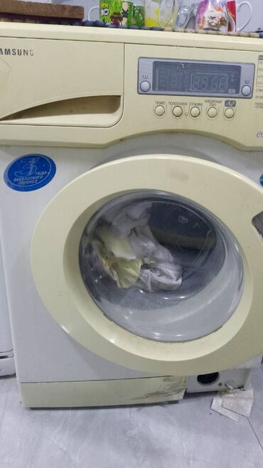 Tikiş maşınları: Paltaryuyan maşın Samsung, 5 kq, İşlənmiş, Avtomat, Qurutmasız, Kredit yoxdur, Ünvandan götürmə