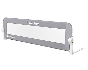 svecana obuca: KIKKA BOO zaštitna ogradica za krevet “I am Safe”, 150 cm – siva — 1