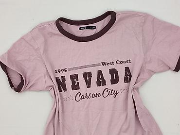 czarny tshirt: Sinsay, T-shirt damski, rozmiar M — 1