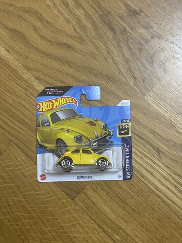 Oyuncaqlar: Hot wheels 
Bumblebee 
Qutusu açılmayıb.
Real alıcıya endirim var