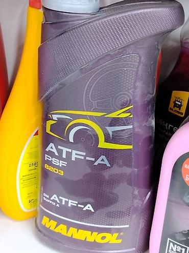 Аксессуарлар жана тюнинг: Mannol ATF-A PSF 8203 — трансмиссионная жидкость/гидравлическая — 1