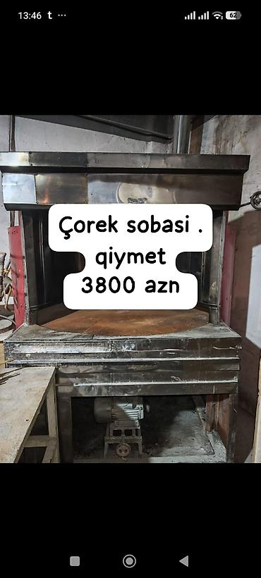 Professional sobalar: Elektrik soba, Çörək, Şirniyyat üçün, İşlənmiş — 1