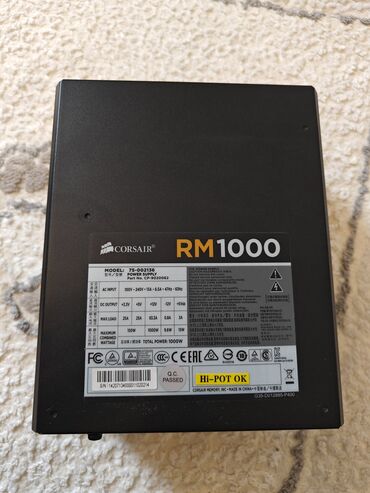 Qida blokları: Qida bloku Corsair, 1000 W, İşlənmiş