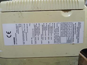 Kondisionerlər: Toshiba split kondisioner dəsti 2 ədəd Model: RAS-10SKH-E (etiketdə — 6