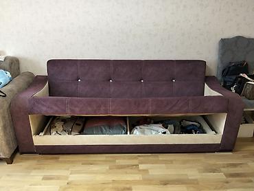 salon üçün divanlar: Divan, İşlənmiş, Açılan, Bazalı, Vеlur parça, Çatdırılma yoxdur — 1