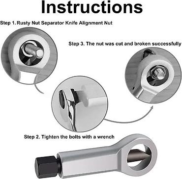 Ostali ručni alati: Razbijač matica (nut splitter) – ručni alat za brzo uklanjanje — 7