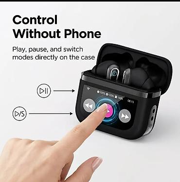 airpods max 2: AF‑J89 TWS qulaqcıq + toxunma ekranlı şarj qutusu . 400mah batarya ile — 3