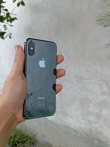 купить iphone дёшево: IPhone Xs, Колдонулган, 64 ГБ, Jet Black, Кабель, 75 %