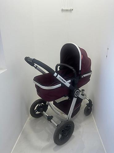 Коляски-колыбели: Uşaq arabası – FORBABY markası, dərin tünd-bordo rəng. Xüsusiyyətlər — 4