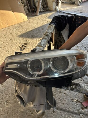 ishiq: Sağ, Yaxın və uzaq vuran işıqlar BMW