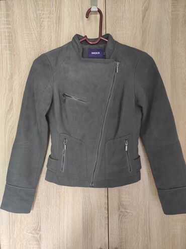 куртка женская bershka: Кожаная куртка, XS (EU 34)