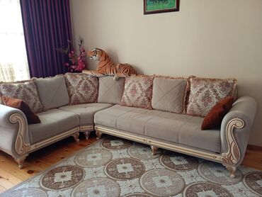 Uşaq və gənc otağı üçün dəstlər: Künc divan, İşlənmiş, Açılmayan, Bazasız, Parça, Çatdırılma yoxdur