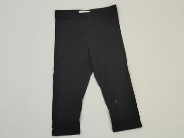 spodnie materiałowe czarne: Spodnie 3/4 8 lat, stan - Bardzo dobry