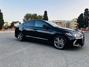 hyundai county: Hyundai Elantra – qara rəngli sedan İli 2019 Amerkadan təzə gəlib — 2