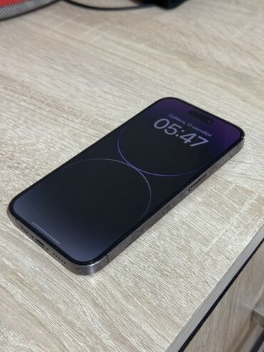 скупка ноутбуков ош: IPhone 14 Pro, Новый, 256 ГБ, Deep Purple, Зарядное устройство, 95 %