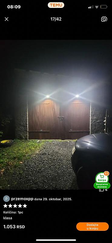 multimedia golf 5: 6 komada Solarno Napajana LED Svetiljka sa Senzorom Pokreta - — 5
