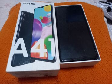 televizor samsung v: Samsung Galaxy A41, Б/у, 64 ГБ, цвет - Черный, 2 SIM