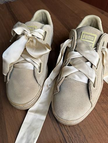 мауда кроссовки: Кеды Puma Suede Heart из натуральной замши Размер EU 39,5 / UK 6 / US — 5