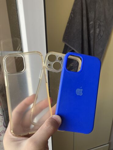 прозрачный чехол: Айфон 13 мини чехол iPhone 13 mini case Айфон 12 мини чехол синий