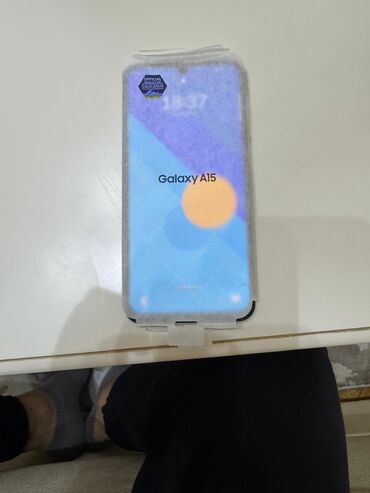 Samsung: Samsung Galaxy A15, 128 GB, rəng - Ağ, Barmaq izi, Face ID