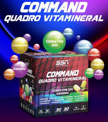 fit: 𝑺𝑺𝑵 𝑪𝒐𝒎𝒎𝒂𝒏𝒅 𝑸𝒖𝒂𝒅𝒓𝒐 𝑽𝒊𝒕𝒂𝒎𝒊𝒏𝒆𝒓𝒂𝒍. SSN Vitamineral 14 vitamin, 12