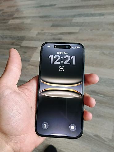 telefon iphone 16: IPhone 15, 128 GB, Black Titanium, Zəmanət, Face ID, Sənədlərlə — 2