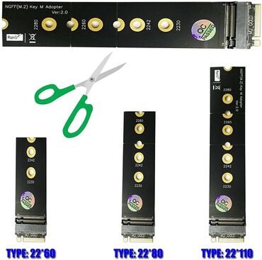Полки, стеллажи, этажерки: SATA III до M.2 (NGFF) M-Key 2230/2242/2260/2280 SATA на основе SSD