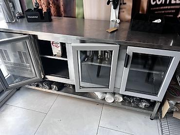 soyuducu mator: Paslanmayan poladdan hazırlanmış peşəkar bar/kafe üçün soyuducu iş — 2