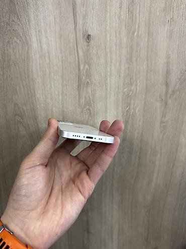 Apple iPhone: IPhone 12 mini, Б/у, 128 ГБ, Белый, Защитное стекло, Чехол, 75 % — 2