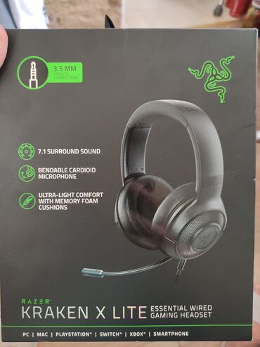 oyun puntu: Razer Kraken X Lite. Оригинальная модель Райзер. Была привезена из