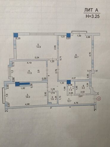 Продажа квартир: 3 комнаты, 85 м², Элитка, 1 этаж — 15
