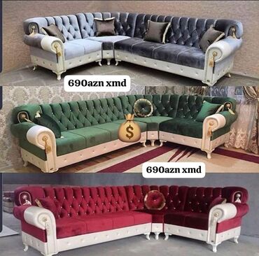 Masa və oturacaq dəstləri: Künc divan, Yeni