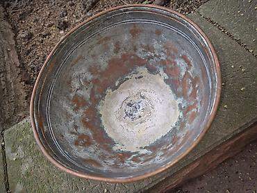 antik samovar: Qədimi naxışlı 150 illik bəlkə daha qədim - Material: mis əsaslı - — 4