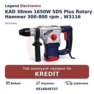 acar desti: Elan başlığı: Perforator KAD 38mm 1650W SDS Plus Rotary Hammer 300-800 — 1
