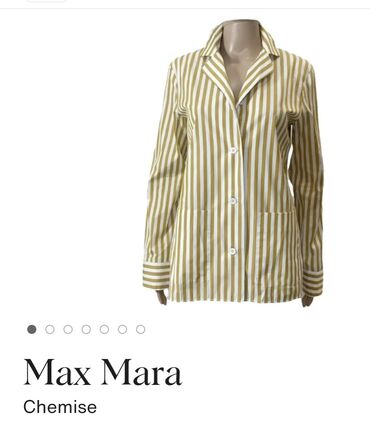 Košulje: Max Mara, S (EU 36), Pamuk, Prugasti, bоја - Bež — 9