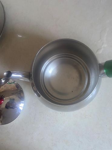 dəmlik: Yeni, rəng - Yaşıl, Dəm caydanı, Paslanmayan polad, 3 l, Türkiyə — 5