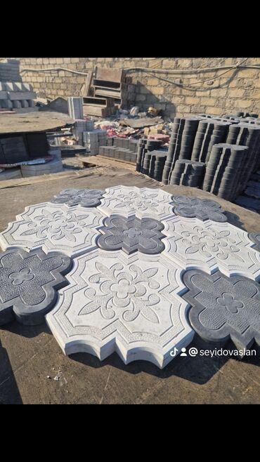 Plitə işləri: Her nov tanet daslarin bardyor ve beton daslarin satisi ve istehsali — 4