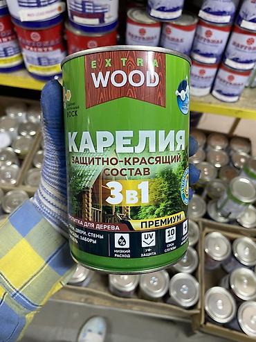 Жыгач май: Защитно-красящий состав для древесины WOOD EXTRA «Карелия» 3-в-1 — 1