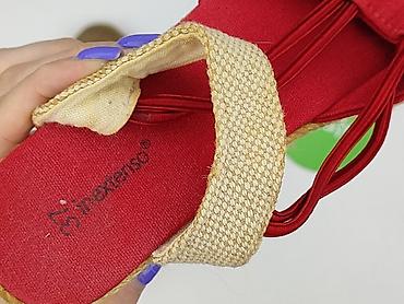 tanie: Czerwone espadryle damskie In Extenso - Rozmiar: 37 (oznaczenie na — 4