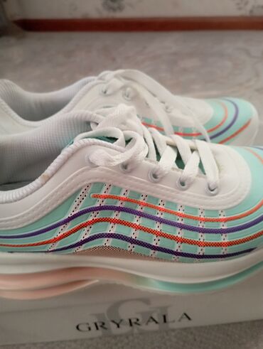 женские кроссовки бишкек инстаграм: Женские кроссовки GRYRALA, размер 37 - Цвет: белый с мятными