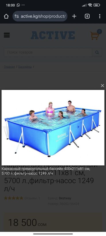 большая ваза для пальмы: Bestway бассейн продаю прямоугольный 5700л воды состояние отличное