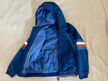 mont decija jakna: Dečja jakna sa kapuljačom – tamnoplava Sergent Major (140cm, 10 — 1