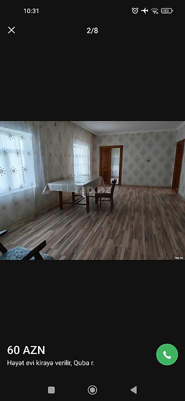 otaq arenda: Quba rayonu, Amsar kəndində həyət evi kirayə verilir Ünvan: Quba — 4