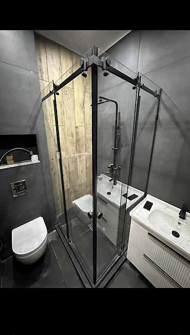 Душевые перегородки и ограждения: Раздвижные стеклянные перегородки для душа - Тип: стационарные и — 6