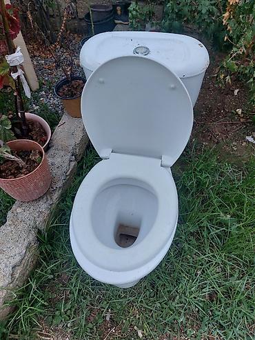 Santexnika: Sifonlu unitaz dəsti - Komplekt: aşağıdan çıxışlı keramika qab, üst — 3